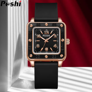 POSHI RED Retro Luxury Watch For Women water proof sale original Korean Style Fashion Casual Quartz Ladies Watch on Sale