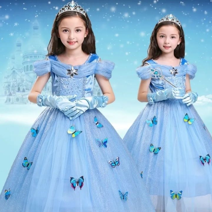 Girls hot sale cinderella costume