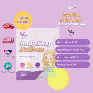 F.O.S Sabun Safron Bpom 20 gr By Vies Beauty Untuk Wajah & Badan
