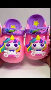 Js Kasut Sandals Unicorn 229 /Shoes Budak Perempuan sarung cute girls Sandal Anti slip Size 20-30