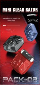 Shaving Tools No Skin Razor Dual Engine Digital Display High Efficiency Konka Little Steel Cannon