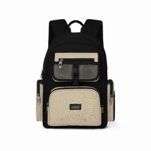 Balo nam nữ đi học NATOLI chất vải canvas thời trang chống nước dày dặn ICON BACKPACK B13