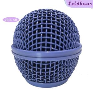 Joldhans 1pc For Shure SM58 Wireless Microphone Replacement Metal Microphone Grille Replacing Professional Party Mic Head Part