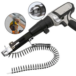 Tự Động Vít Spike Chain Nail Đinh Ốc Bộ Chuyển Đổi Máy Khoan Điện Dụng Cụ Nghề Mộc Tự Động Thức Ăn Bộ Tuốc Nơ Vít Tape Phụ Kiện Đeo Tay