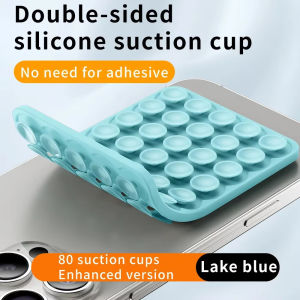 [SG Stock] Suction Cup Silicone Phone Holder  Double-Sided 40 Pills No Glue Mobile Phone Holder Suction Cup Phone Stand