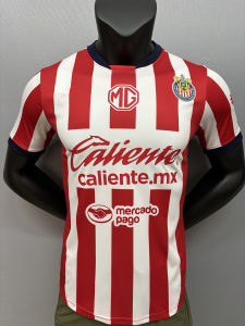Mexico 2425 Guadalajara Chivas Jersey No. 14 Little Pea Fernández Soccer Uniform