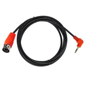 50Cm/150Cm Dài 3.5Mm Trs Nam Để 5Pin DIN dây cáp Đầu đực 90 Độ Góc Cho Bàn Phím Đàn Piano Trống ghi âm Thiết Bị