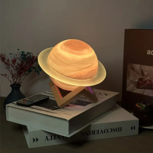 Romantic Wireless Bluetooth Speaker Saturn Light Color Light 3D HiFi Stereo Subwoofer Sound  Home Atmosphere Light Speakers
