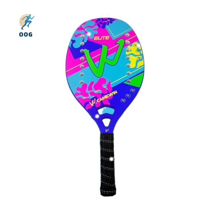 OOG Cartoon Beach Tennis Racket Oversized Racket Full Carbon Fiber ...