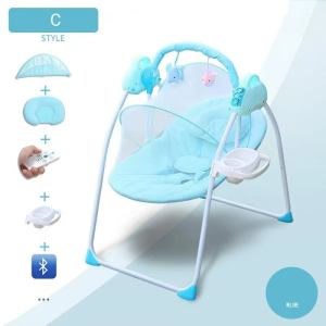 Electric Cradle Bed 0-18 Months Intelligent Electric Baby Rocking Chair With Music Automatic Rocker Swing Chair Remote Control Baby Cribs For Infants Kids Bed