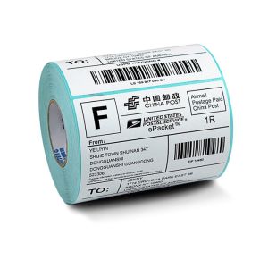 สติ๊กเกอร์กระดาษความร้อน 100x150 สติ๊กเกอร์บาร์โค้ด ปริ้นใบปะหน้า (ไม่ต้องใช้หมึก) label sticker กระดาษความร้อน สติ้กเกอร์ปริ้นบาร์โค้ด ใบปะหน้าพัสดุ