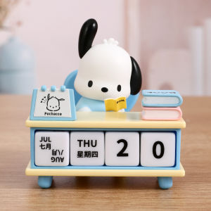 Sanrio Pochacco Kuromi Desk Kawaii Action Figures Collectible Office Desktop Kids Gifts