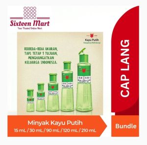 SG Bundle 1/3/6 Cap Lang Minyak Kayu Putih Cajuput Oil caplang (SG)