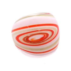 Artistics Crafted Ethnic Styles Glass Rings Intricate Wirework Floral Designs Portable Comfortable Fit