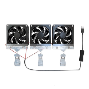 คลิปติดพัดลมทำความเย็นตู้ปลาแบบ USB พัดลมทำความเย็นอ่างปลาขนาดเล็กมีเสียงรบกวนต่ำน้ำหล่อเย็นไม้หนีบสำหรับตู้ปลาทางทะเล