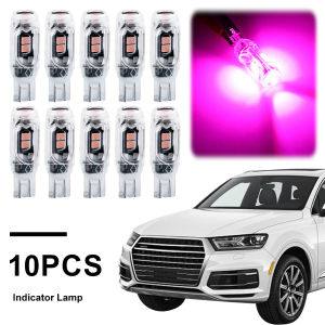 COD [Free Delivery] 10Pcs T10 W5W LED Bulb SMD Car Interior Light 600LM High Power Roof Light 5SMD Car Interior Reading Light for Car Lights