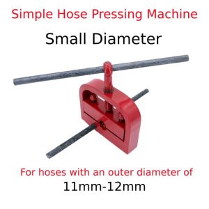 11-12mm Alat Tekan Klem Mesin Untuk Menghubungkan Selang Hidrolik / Hose crimping machine Portable hose crimping press