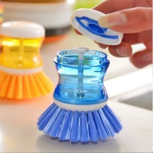 Sikat Cuci Dengan Dispenser Sabun Sabut Serbaguna Dengan Kuas Mencuci Piring Panci Wajan Baju Kemeja Laundry DIshwashing Sponge