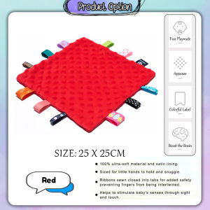 [Little B House] Baby Soothe Appease Soft Plush Comforting Appeasing Soothing Towel Handkerchief 安抚巾手帕 Mainan Bayi - BT261