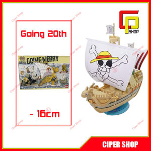 Loại 16cm - Mô hình Thuyền Going Merry 20th - Figure Going Merry One Piece