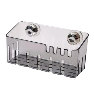 MMLUCK sponge drainer rack Suction Cup Kitchen Sink Rack Self-draining Wall Mounted Kitchen Storage Racks Practical Moisture-proof Seasoning Organizer Kitchen