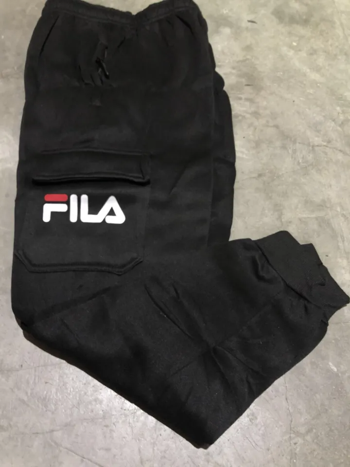 Fila Multiple Pockets Unisex Jogger Men Clothing Women Sport Pants High  Quality For Gift