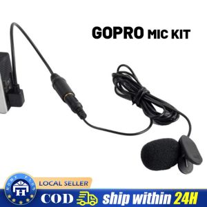 GOPRO Mini USB External Microphone cable for GoPro Hero 3/3+/4 external dedicated mic Action Camera Accessory