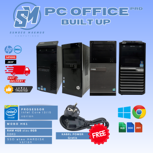 PC/ Komputer Core i3 RAM 8GB 4GB SSD HDD CPU Built Up