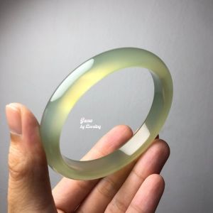 Vòng Mã Não Xanh Tự Nhiên Nguyên Khối Chuẩn Đá Thật Bản Liền Hộ Mệnh Bình An