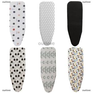 [COD] ourlove Durable Ironing Board Cloth New Heavy Heat Resistant Thickened Ironing Board Cover Pad Universal Laundry Supplies Printed Padded