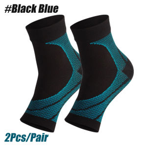 1 Pair Sports Compression Ankle Support for Plantar Fasciitis Achilles Tendonitis Relief - Ankle Compression Sleeve for Heel Spurs Foot Swelling Fatigue & Sprain - Arch Brace for Work Gym