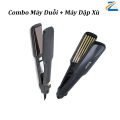 Máy duỗi tóc mini, máy làm tóc, máy uốn tóc, máy ép tóc duỗi thẳng tóc 4 mức nhiệt KEMEI 329 - dụng cụ tạo kiểu tóc. máy dập xù bấm tóc km 322. 