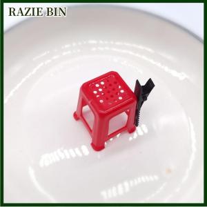 RAZIE BIN Simulate Fun Unique Red Stools Hairpin Funny Hair Clips Hair Accessories