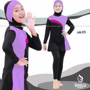 brightlylit - 4 -12 tahun baju renang anak perempuan muslim baju renang anak wanita muslimah tk baju renang anak hijab baju renang anak tanggung baju renang anak cewek baju renang anak TK baju renang anak sd baju renang muslim baju renang muslimah