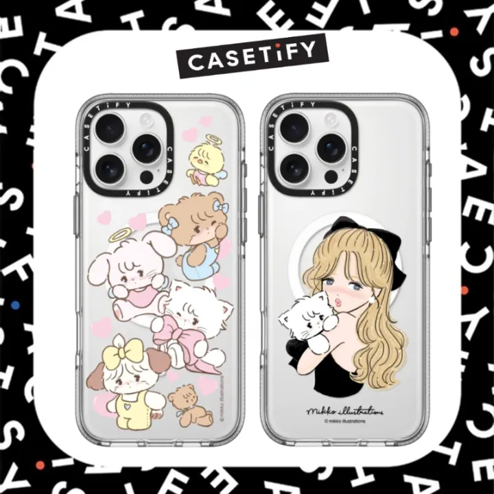 CASETiFY X Mikko illustrations Ice Crystal Clear Shockproof with