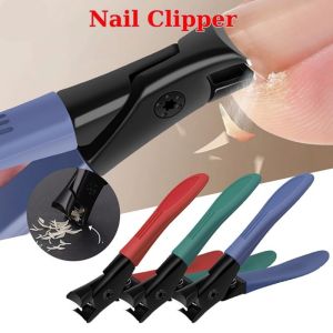 Stainless Steel Manicure Nail Clippers Clippers Single Large Pedicure Nail Care Tool Nails Cutter
