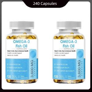 Omega 3 Fish Oil Softgels with High DHAand EPA for Heart and Brain Health