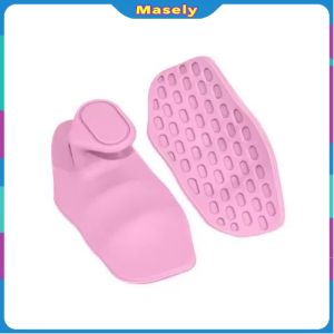 Masely 1 Pair Silicone Weight Lifting Grips Anti-Slip Palm Protector Non-Slip Weightlifting Hand Grips