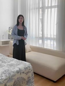 Light luxury waterproof wear-resistant cat scratch leather chaise lounge sofa/living room bedroom small household whole sofa single recliner