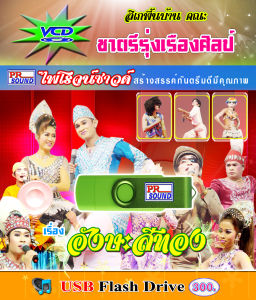 USB VCD ลิเกคณะ ชาตรี รุ่งเรืองศิลป์ เรื่อง อังษะสีทอง