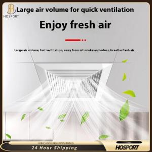 【HOSPORT】 Bath Exhaust Fan Ceiling Mount Ventilation Fan for Ceiling Space Saving Bathroom