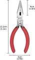 Needle Nose Pliers, 5 Inch, Needle Nose Pliers Set, 5 Pack, Small Needle Nose Pliers, Long Nose Pliers with Side Cutter, Spring Loaded Jewelry Needle Nose Pliers for Cutting and Bending Wire. 