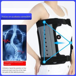 Adjustable Scoliosis Posture Corrector Spinal Auxiliary Orthosis for Back Postoperative Recovery Adults Health Care Hot