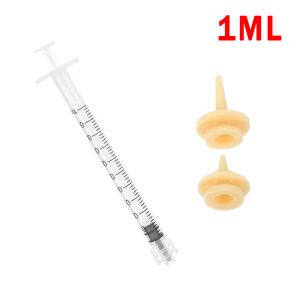 2Pcs Pet Cat Feeding Nursing Miracle Nipple With Syringe Pacifier Kit for Cat Kitten Puppies Feeding Tool