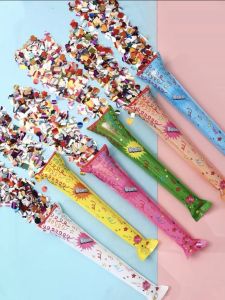 Pháo Súng Bắn Hoa Giấy Kim Tuyến Cầm Tay Tự Bơm Hơi Confetti Vui Nhộn Tạo Bất Ngờ Trang Trí Tiệc Sinh Nhật Đám Cưới Party