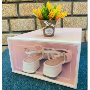 Hộp đựng giày nhựa cứng trong suốt Lắp Ráp Thông Minh (size lớn để được size 36-44)