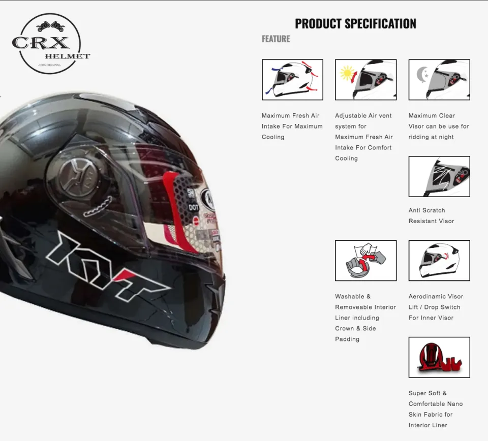 Helm full face kyt alpha venom solid black terlaris termurah Helm