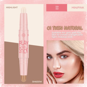 MINIPINK Double Shaping 3D Makeup Stick Three Shaping Counturing Lembut dan Halus MP052