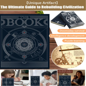 The Book Ultimate Guide to Rebuilding Civilization Doomsday survival Intelligence development Puzzle learning GIFT different mechanisms work book