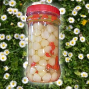 กระเทียมโทน กระปุกใหญ่ (ออแกนิค) ของแท้ ดองน้ำผึ้ง ดองโสม